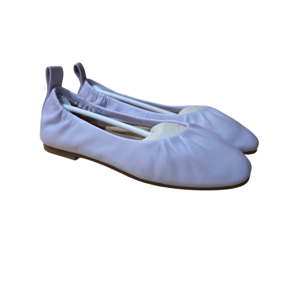 Linea Paolo Newry-L Ballet Flats Womens 6 Lavender Fog Nappa Leather NWT